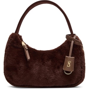 image:imageSteve Madden Womens Steve Madden Valeria Faux Fur Shoulder BagChocolate