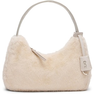image:imageSteve Madden Womens Steve Madden Valeria Faux Fur Shoulder BagCream