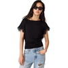 image:imageSteve Madden Womens Paloma Knit TopBlack