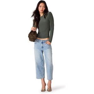 image:imageSteve Madden Womens Seline Knit TopDark Olive