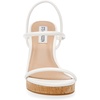 image:imageSteve Madden Womens Udell Heeled SandalWhite Cork