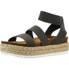image:imageSteve Madden Womens Kimmie Wedge SandalDark Grey