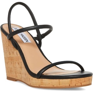 image:imageSteve Madden Womens Udell Heeled SandalBlack Leather